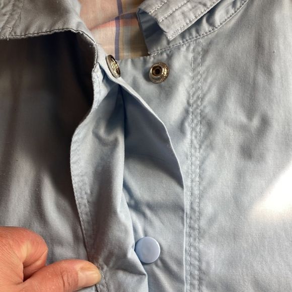 Vintage 80’s Koret Francisca Large Powder Blue Light Jacket - Picture 5 of 12